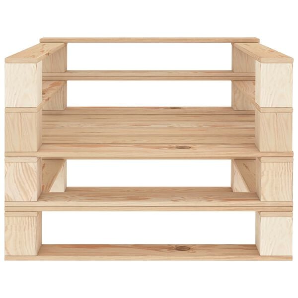 vidaXL Pallestol for hage tre