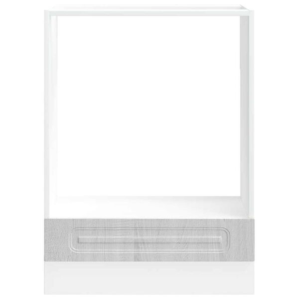 vidaXL Ovnskap Kalmar grå sonoma konstruert tre