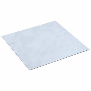 vidaXL Gulvplanker Hvit 5,11 m&sup2; 55 stk. PVC