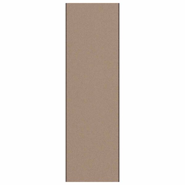 vidaXL D&oslash;rmatte Beige og svart 120 x 400 cm Polypropylen og vinyl