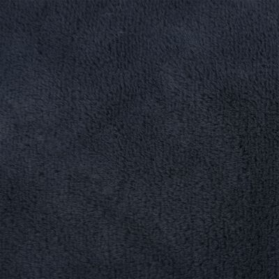 vidaXL Hundeseng mørkegrå 85,5x70x23 cm fleece med linutseende