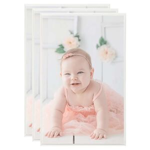 vidaXL Fotorammekollasje for bord 3 stk s&oslash;lv 13x18 cm MDF