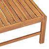 vidaXL Hagebord 63x63x30 cm heltre teak