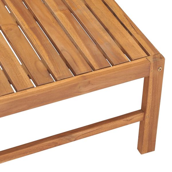 vidaXL Hagebord 63x63x30 cm heltre teak