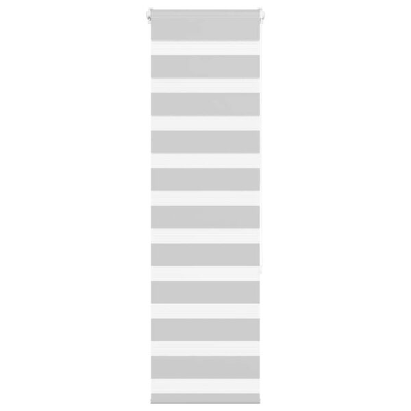 vidaXL Sebragardin lysegr&aring; 45x150 cm stoff bredde 40,9 cm polyester