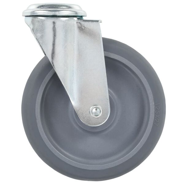 vidaXL Svinghjul med bolthull 4 stk 125 mm