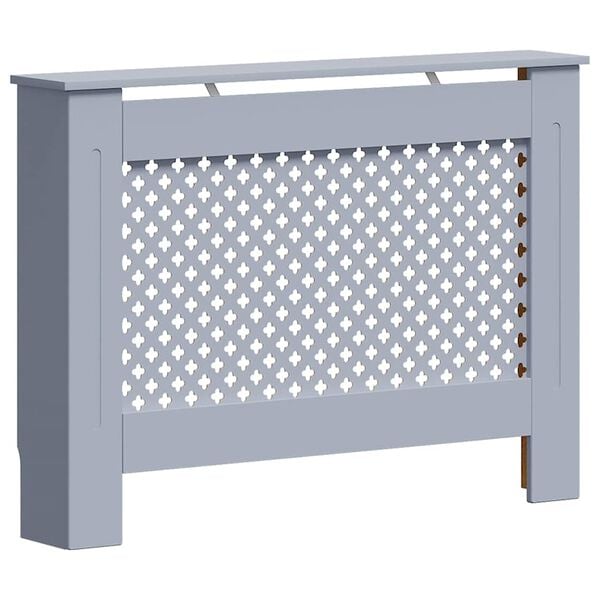 vidaXL Radiatordeksel antrasitt 112x19x81,5 cm MDF