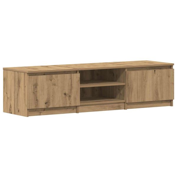 vidaXL TV-benk artisan eik 140x40x36 cm konstruert tre