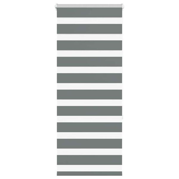 vidaXL Sebragardin mørkegrå 60x150 cm stoff bredde 55,9 cm polyester