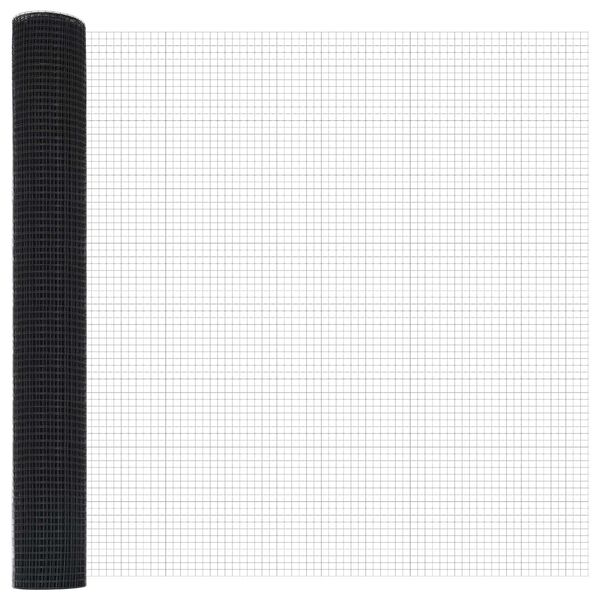 vidaXL Sveist trådgjerde Grå 1.4 x 50 m Stål