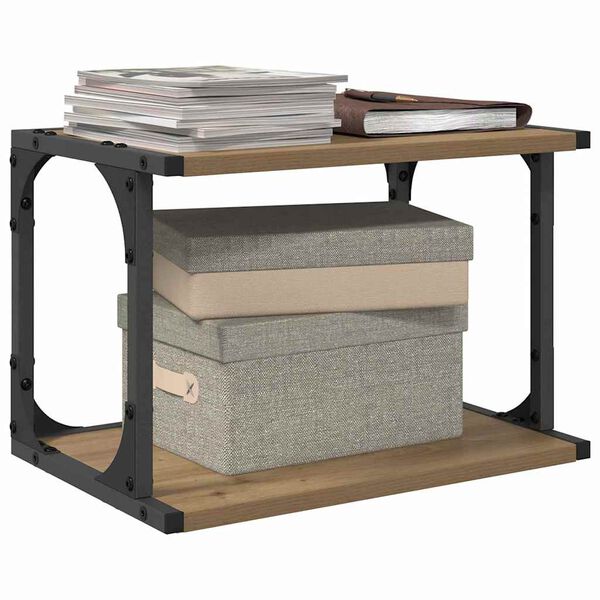 vidaXL Skiverstativ Artisan Eik 41 x 28 x 33.5 cm Konstruert tre