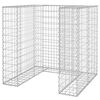 vidaXL Gabion for s&oslash;ppeldunkskur galvanisert st&aring;l 110x100x110 cm