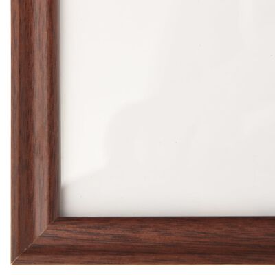 vidaXL Fotorammekollasj for vegg eller bord 3 stk brun 13x18 cm MDF