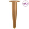 vidaXL St&aring;ende f&oslash;tter 12 stk. Gull 98 x 40 mm Jern