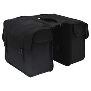 vidaXL Sykkelveske Svart 40 x 18,5 x 35 cm Polyester