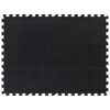 vidaXL Gulvfliser i gummi svart 12 mm 90x120 cm
