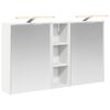 vidaXL Baderomsskapsett 3 stk. 106 x 16 x 62,5 cm Konstruert tre
