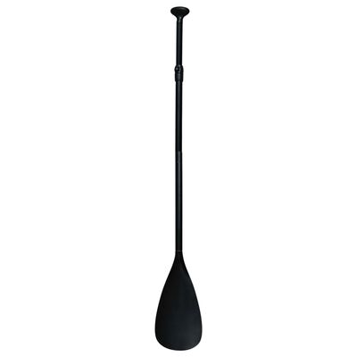 vidaXL Oppblåsbart padlebrettsett med seil svart og hvit