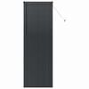 vidaXL Venetianspersienner Svart 220 x 75 cm Aluminium