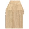 vidaXL TV-benker med LED-lys 2 stk sonoma eik 100x30x30 cm