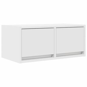 vidaXL TV-benk hvit 60x31x25,5 cm konstruert tre