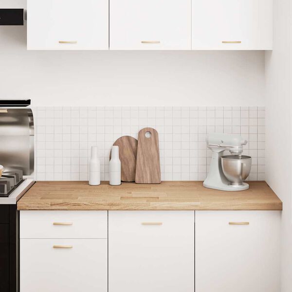 vidaXL Kj&oslash;kken benkeplate rektangul&aelig;r 140x63,5x4 cm heltre eik