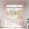 vidaXL Voilegardiner med grommets 2 stk rosa 140x245 cm