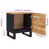 vidaXL Nattbord 2 stk 40x33x46 cm heltre akasie