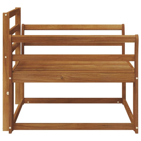 vidaXL Ute Midt Sofa Solid akasietre Naturlig