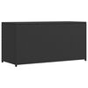 vidaXL Putekasse 120x50x60 cm polyrotting svart