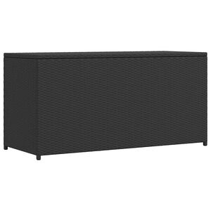 vidaXL Putekasse 120x50x60 cm polyrotting svart