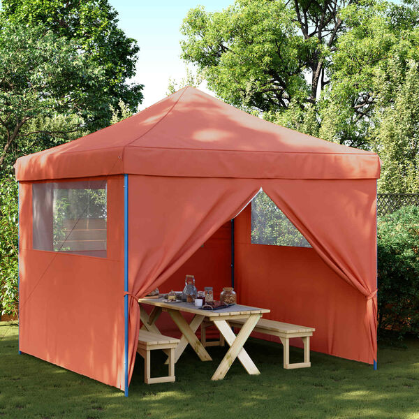 vidaXL Partytelt Terrakotta 292 x 292 x 315 cm Oxford Stoff