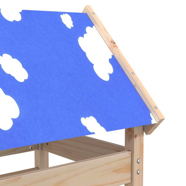 vidaXL Leket&aring;rn Brun 85 x 52,5 x 239 cm Massiv furu