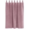 vidaXL Blendingsgardiner 2 pcs Mørk rosa 140 x 140 cm Fløyel