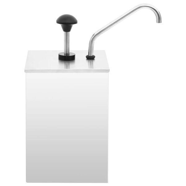 vidaXL Sausedispenser rustfritt st&aring;l 3,5 L