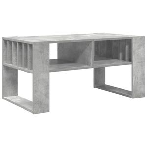 vidaXL Kaffebord Betonggr&aring; 92 x 49,5 x 45 cm Konstruert tre