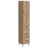 vidaXL Skapsett 2 pcs Artisan eik 34,5 x 34,5 x 90 cm Konstruert tre