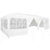 vidaXL Partytelt Hvit 800 x 400 x 266 cm Polyethylen