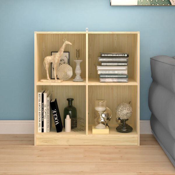 vidaXL Skjenk 70x33x76 cm heltre furu