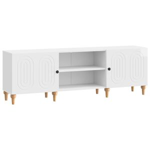 vidaXL TV-skap 150 x 31 x 50 cm H&oslash;gglans hvit Konstruert tre