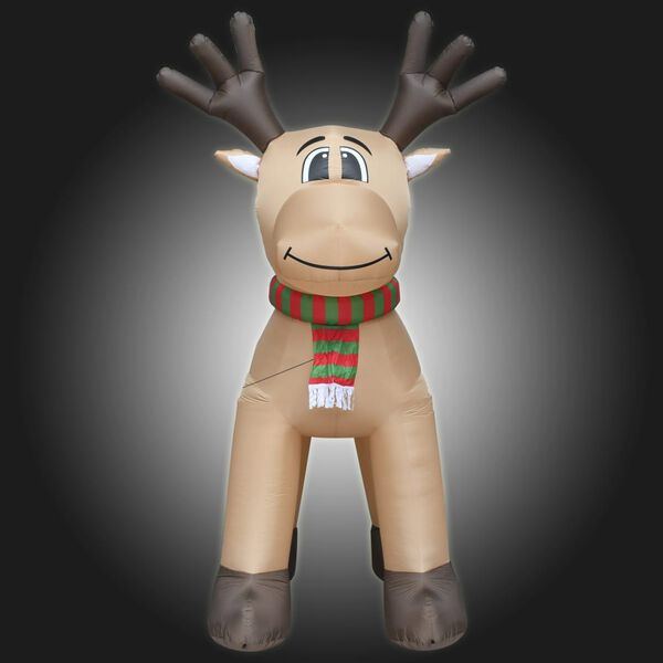 vidaXL Oppbl&aring;sbart julereinsdyr LED IP44 500 cm XXL