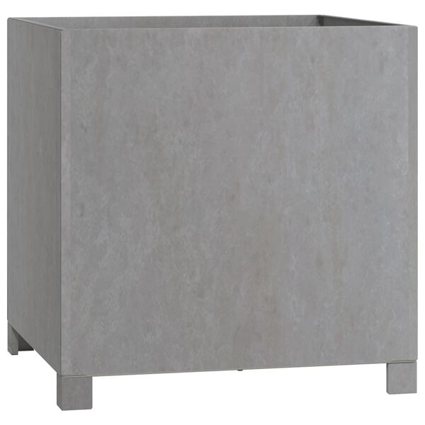 vidaXL Plantekasser med ben 2 stk rust 50x50x50 cm cortenst&aring;l