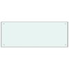 vidaXL Kj&oslash;kkenplate hvit 100x40 cm herdet glass