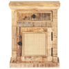vidaXL Nattbord 40x30x50 cm heltre mango og naturlig stokk