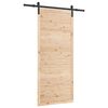vidaXL Skyved&oslash;r Naturlig 80 x 208 cm Heltre furu