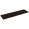 vidaXL Bordplate mørkebrun 180x50x(2-4) cm behandlet heltre eik