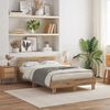 vidaXL Sengestamme artisan eik 135 x 190 cm Konstruert tre