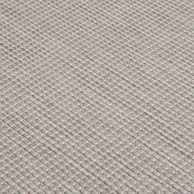 vidaXL Utendørs flatvevd teppe 100x200 cm gråbrun