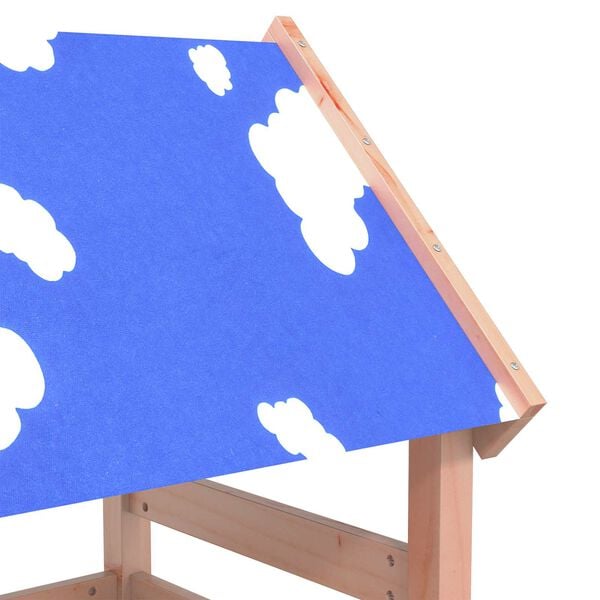 vidaXL Leket&aring;rn Brun 110,5 x 52,5 x 215cm Massiv douglasgran