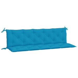 vidaXL Puter til hagebenk 2 stk lysebl&aring; 180x50x7 cm oxfordstoff